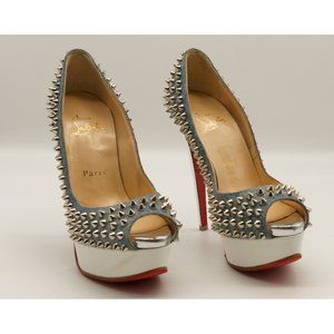 Christian Louboutin Lady Peep Spikes - 150 mm - EU 35 / US 5